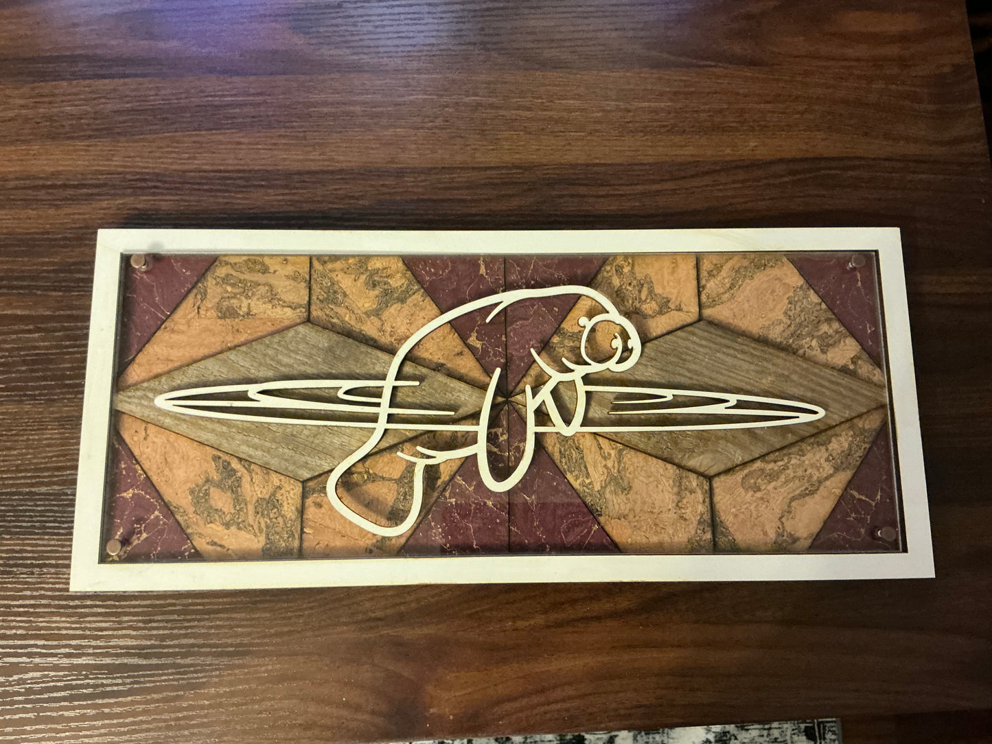 Under the sea line art - manatee