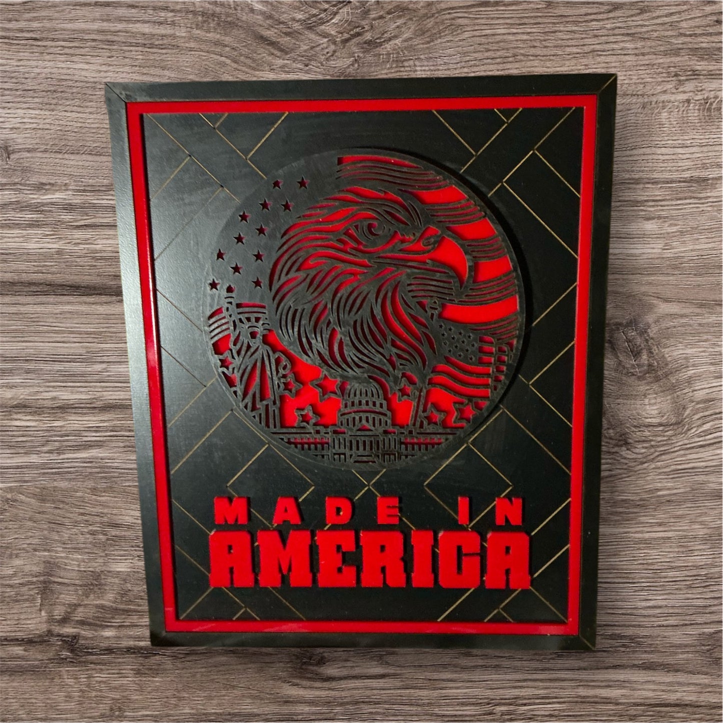 Made in America display sign