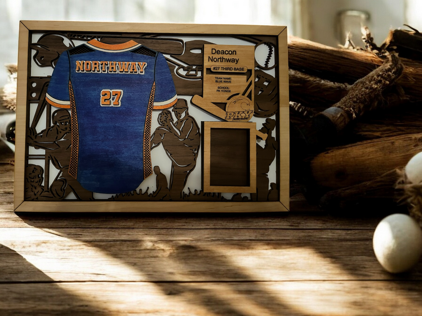 Baseball sports frame