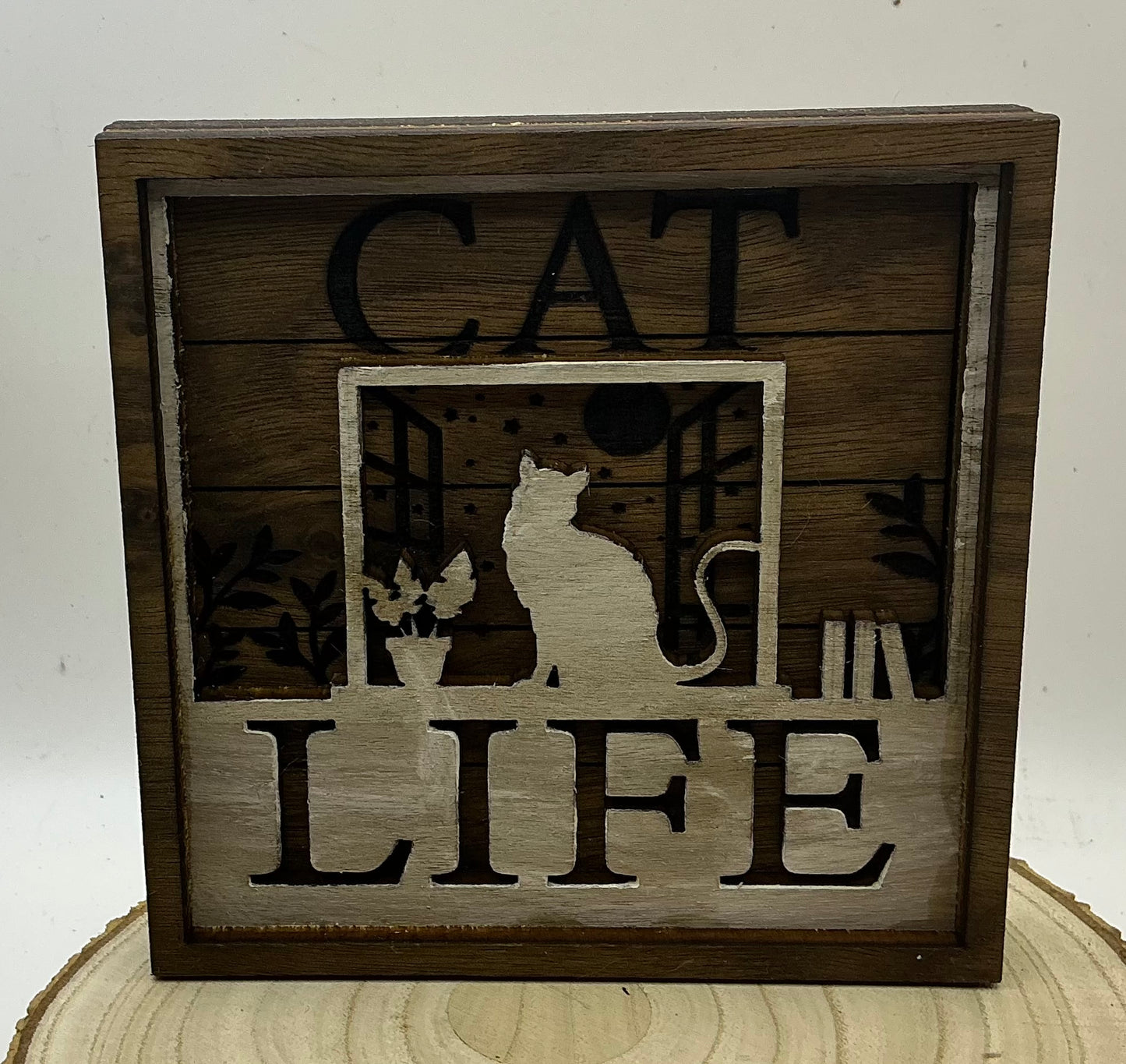 Cat life shelf sitter