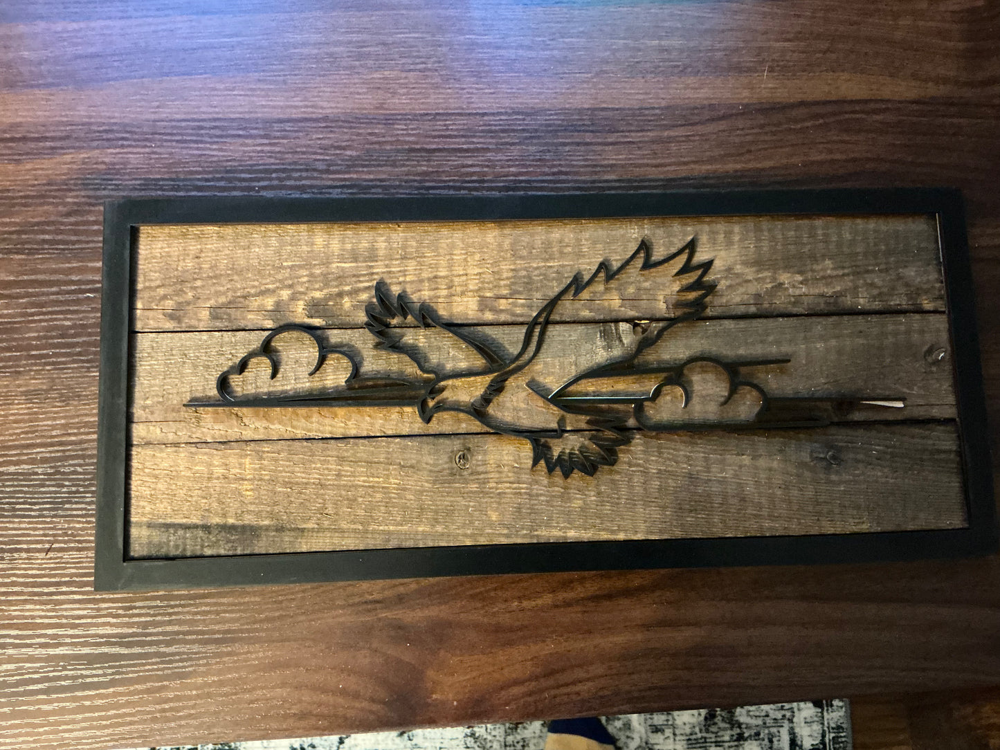 Line art eagle
