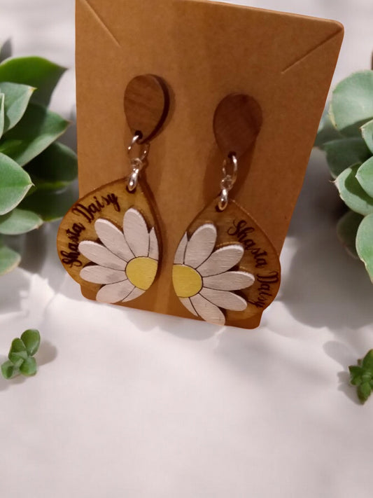 daisy dangle earrings