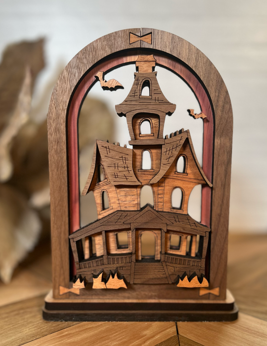 Fall Arch Shelf Sitter Haunted House