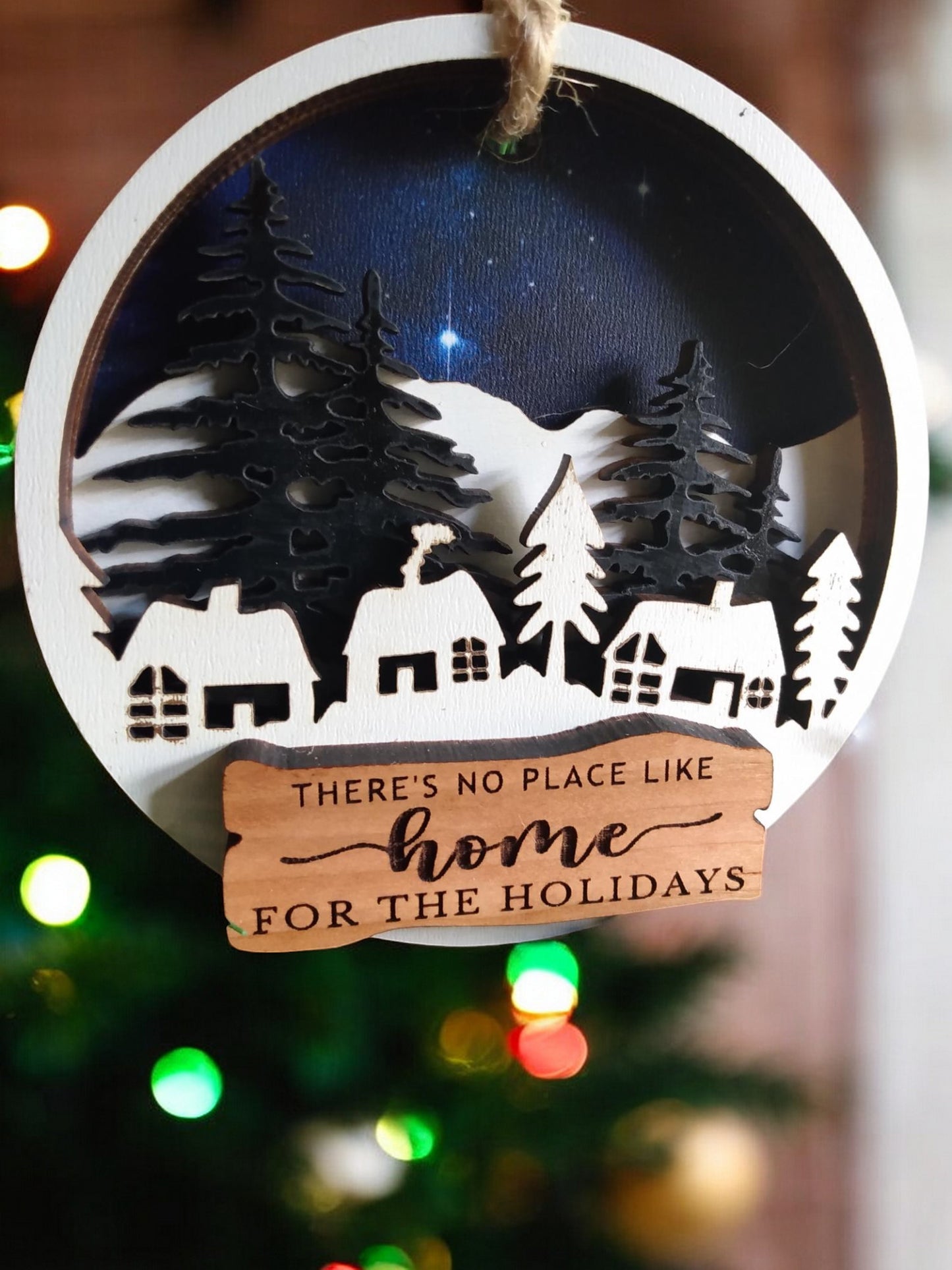 No place like home Christmas ornament