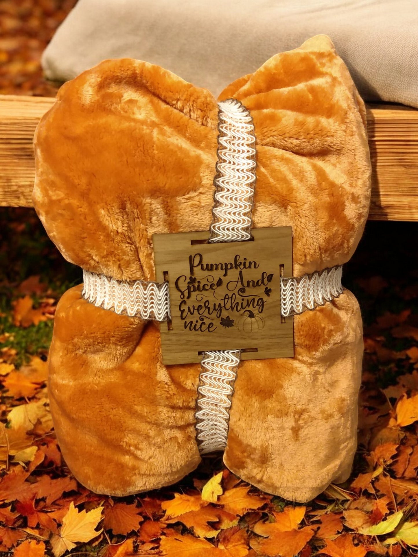 Cozy fall blanket