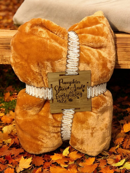 Cozy fall blanket